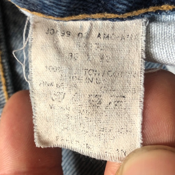 Vintage 90s Tommy Jeans Big Flag Mens Jeans 36x32 - Picture 9 of 12